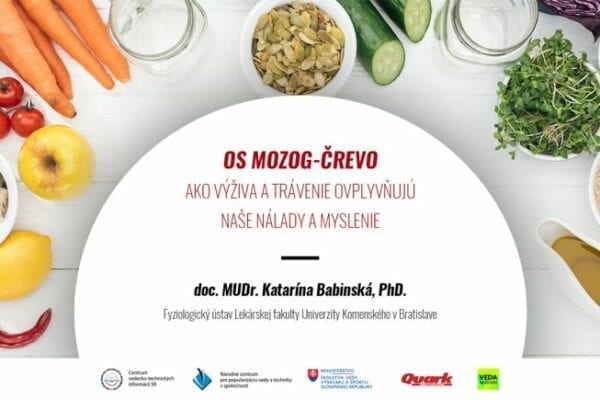 Vedecká cukráreň. Os mozog a črevo. Doc. MUDr. K. Babinská, PhD.  16.12.2020, 10:00