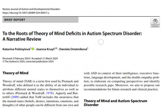 To the Roots of Theory of Mind Deficits in Autism Spectrum Disorder: A Narrative Review